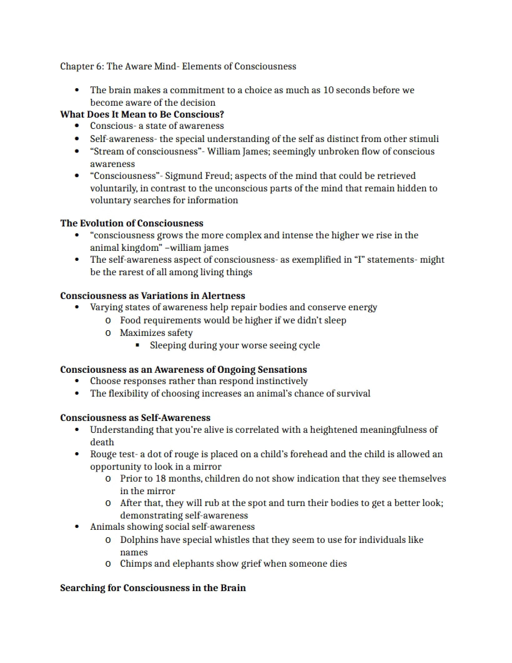 Psychology Chapter 6