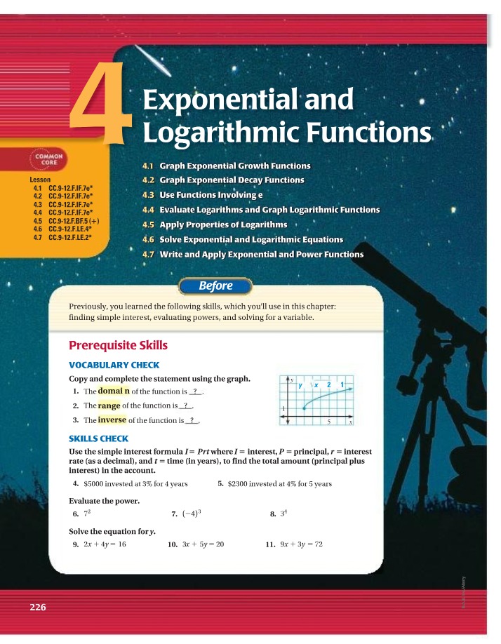 Exponential Growth Functions Graphing