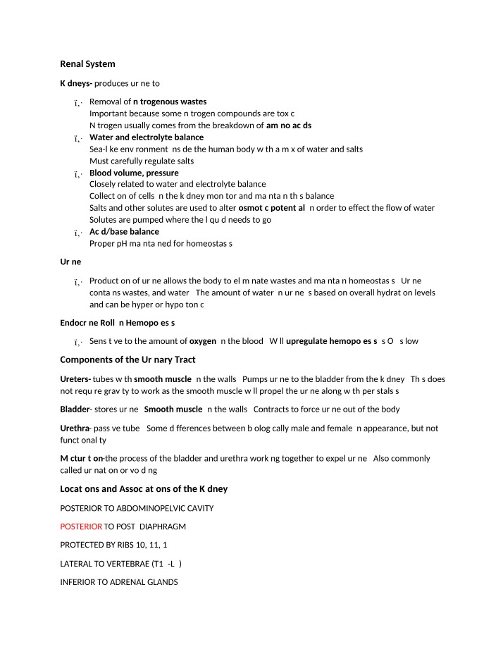 Exam 4 Notes by Isha