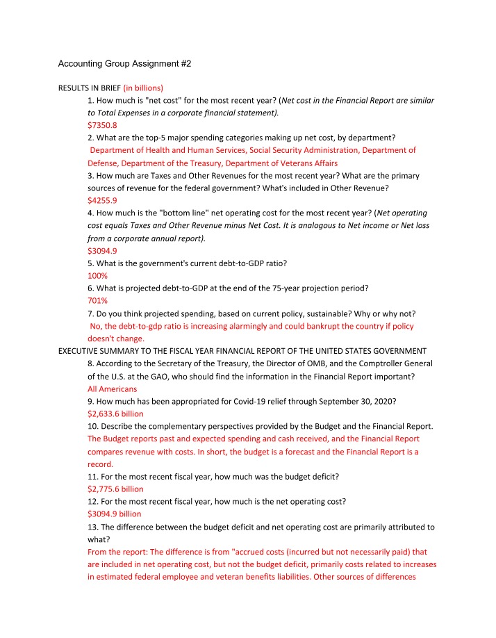 Group Assignment 2 - Accounting