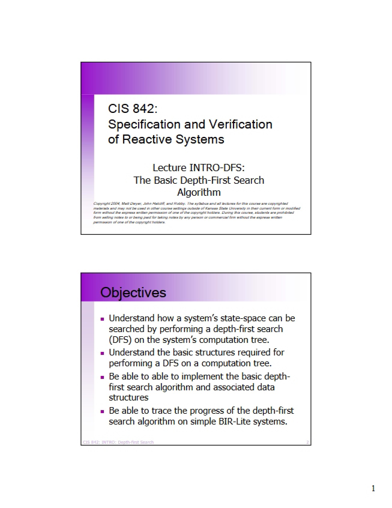 Explanation of the Basic Depth-First Search Algorithm
