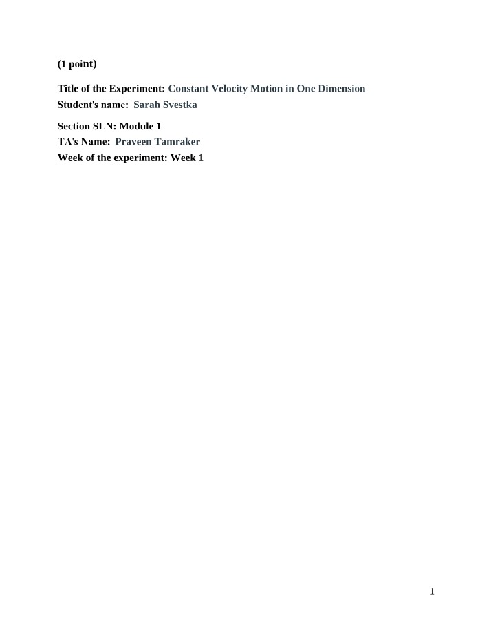 BUSIN1100 Lab Report 1