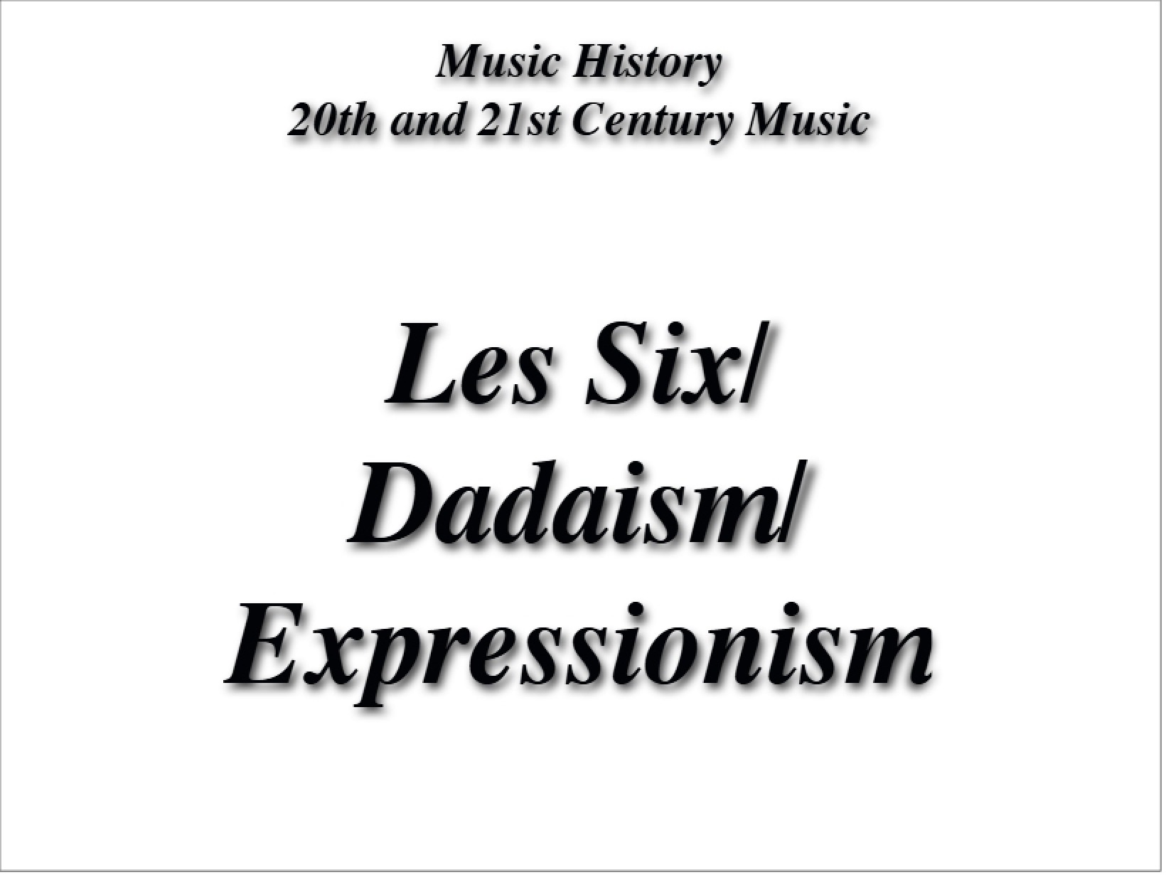 Expressionism in Music