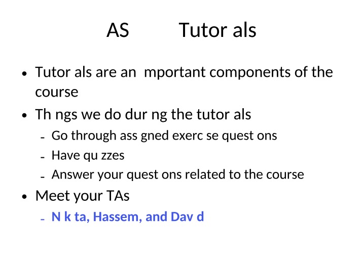 Tutorials for AS2557