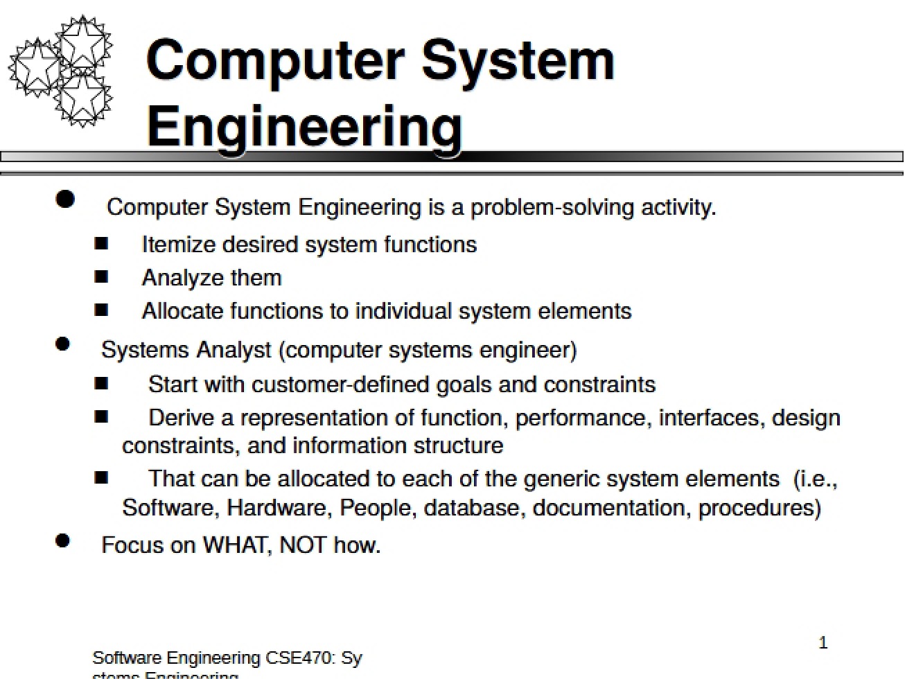 Engineering Computer Systems
