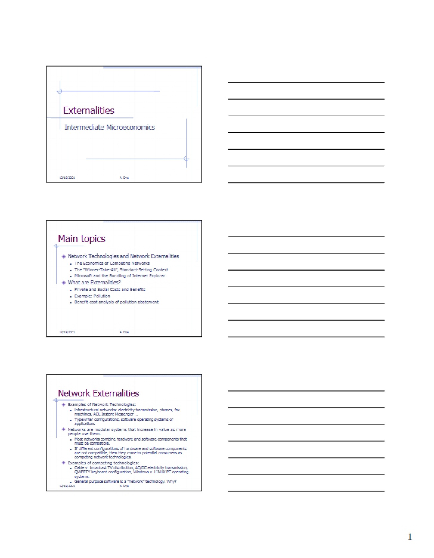 Microeconomics (Intermediate)