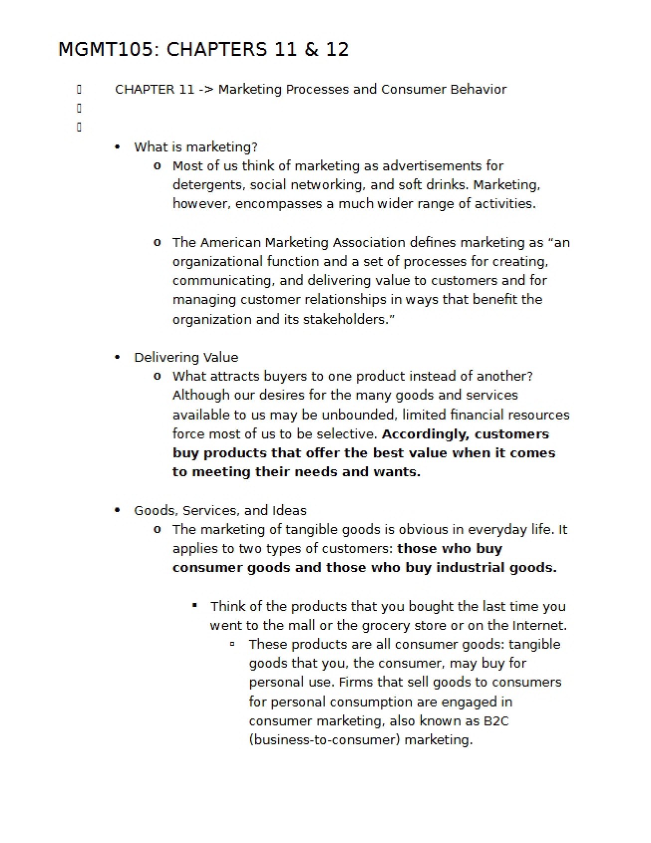 Chapter 11 Introduction to Business