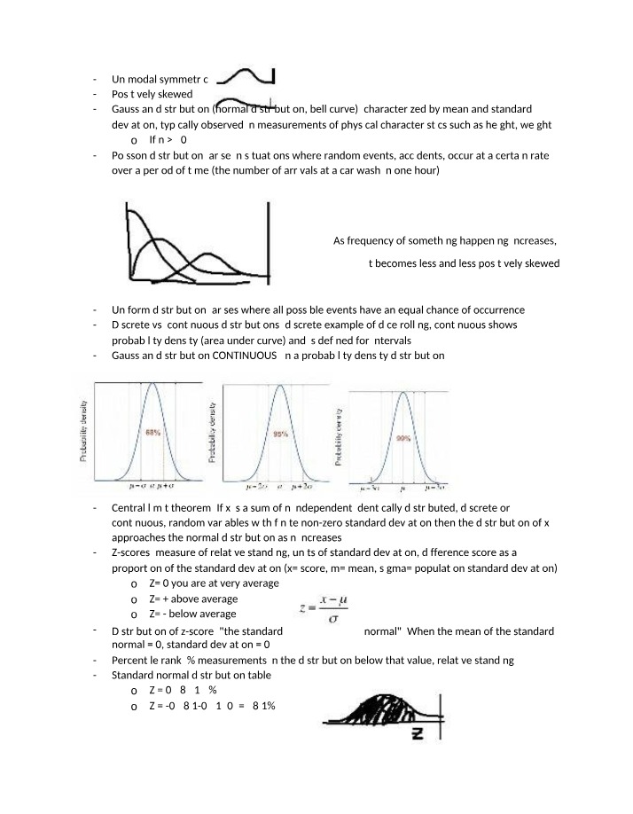 Midterm 2 Notes for PSYC 277