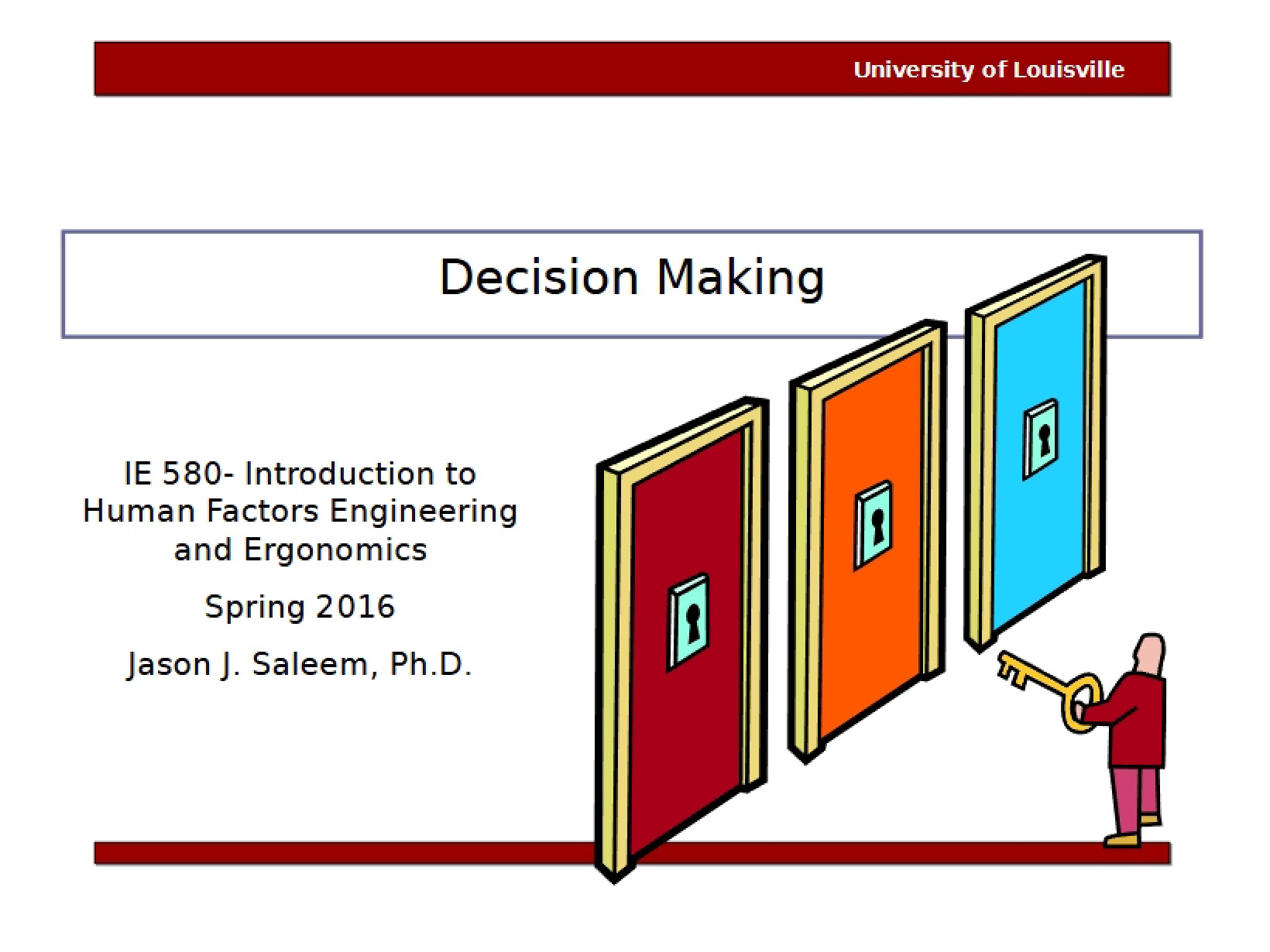 Lecture 7 Making Decisions