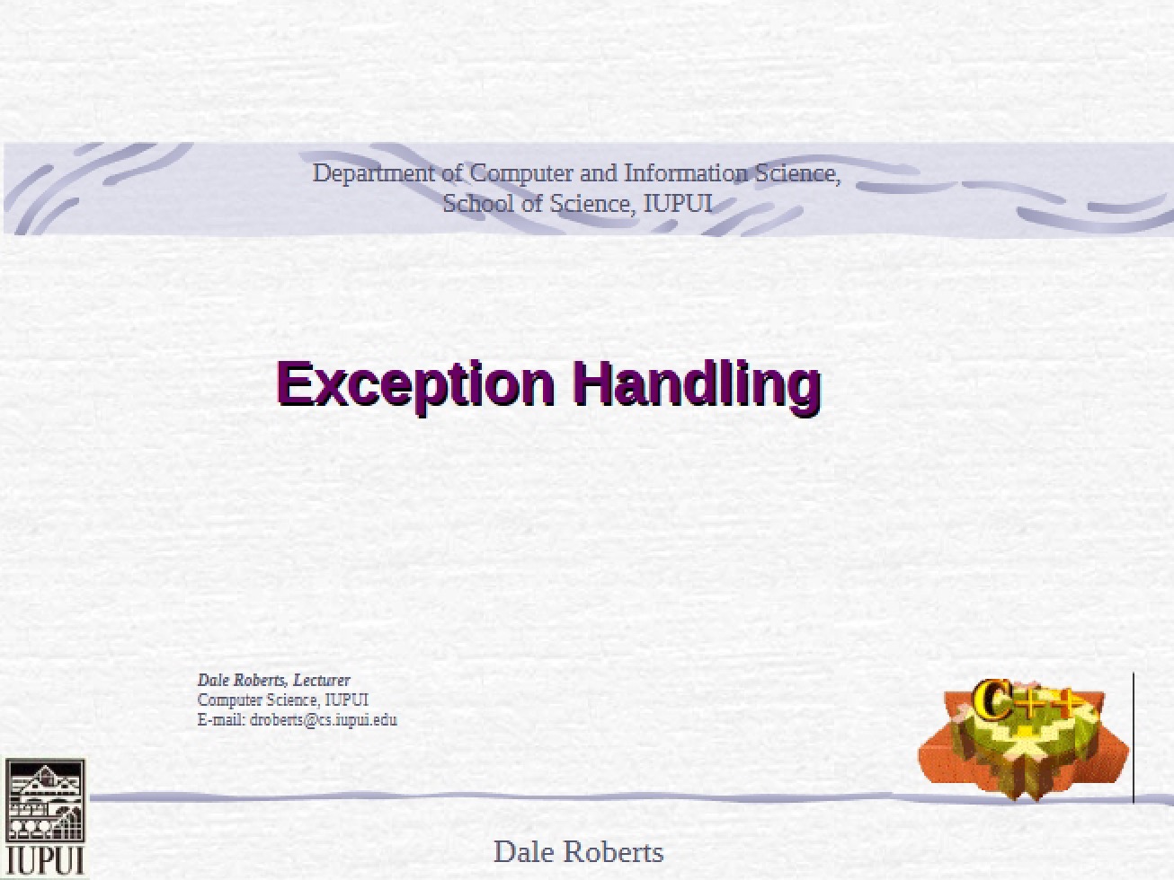 Exception Management