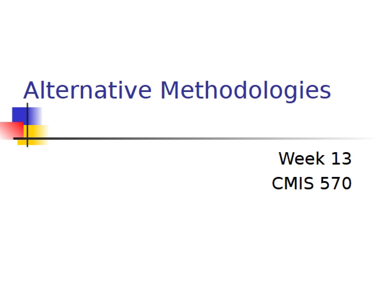 Software Systems Design Alternative Methodologies
