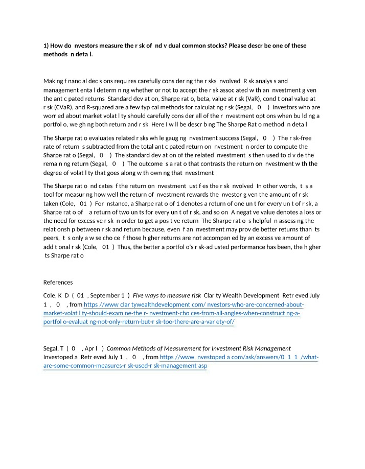 Week 9 DB - Managerial Finance