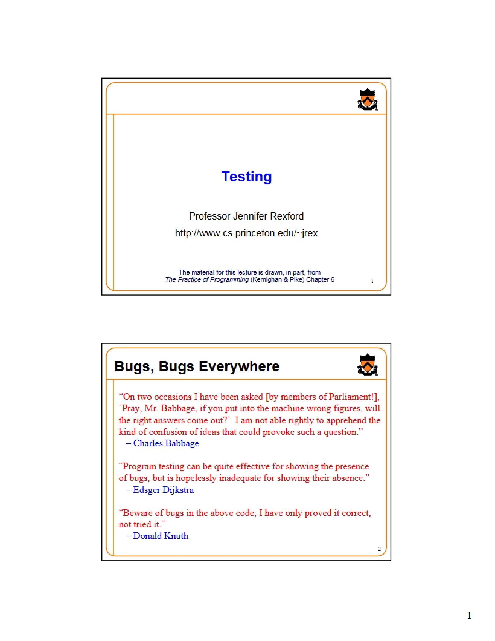 Code Testing Strategies