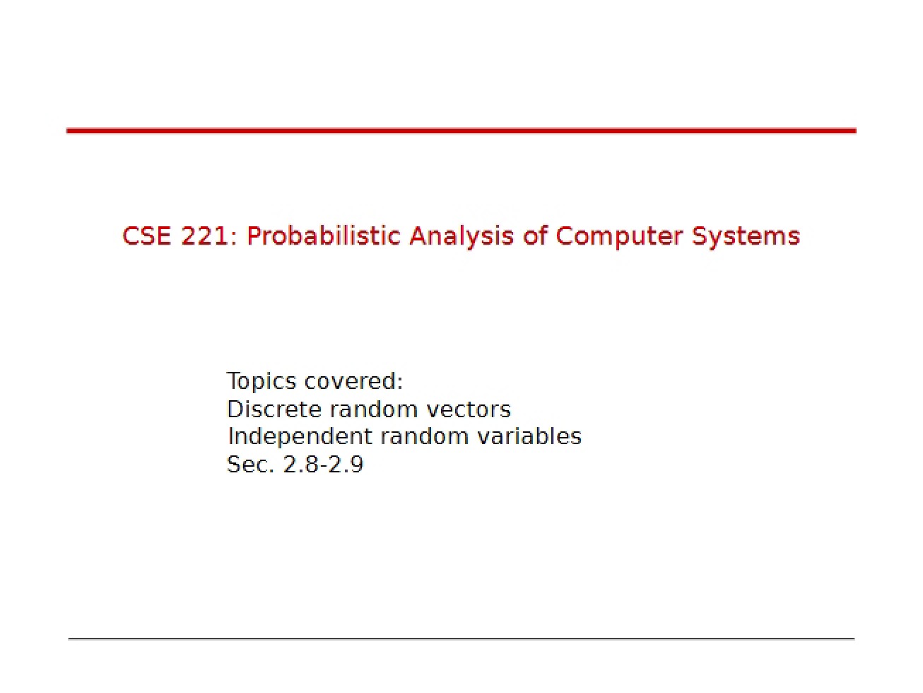 Lecture Notes (Thirteenth Instance)