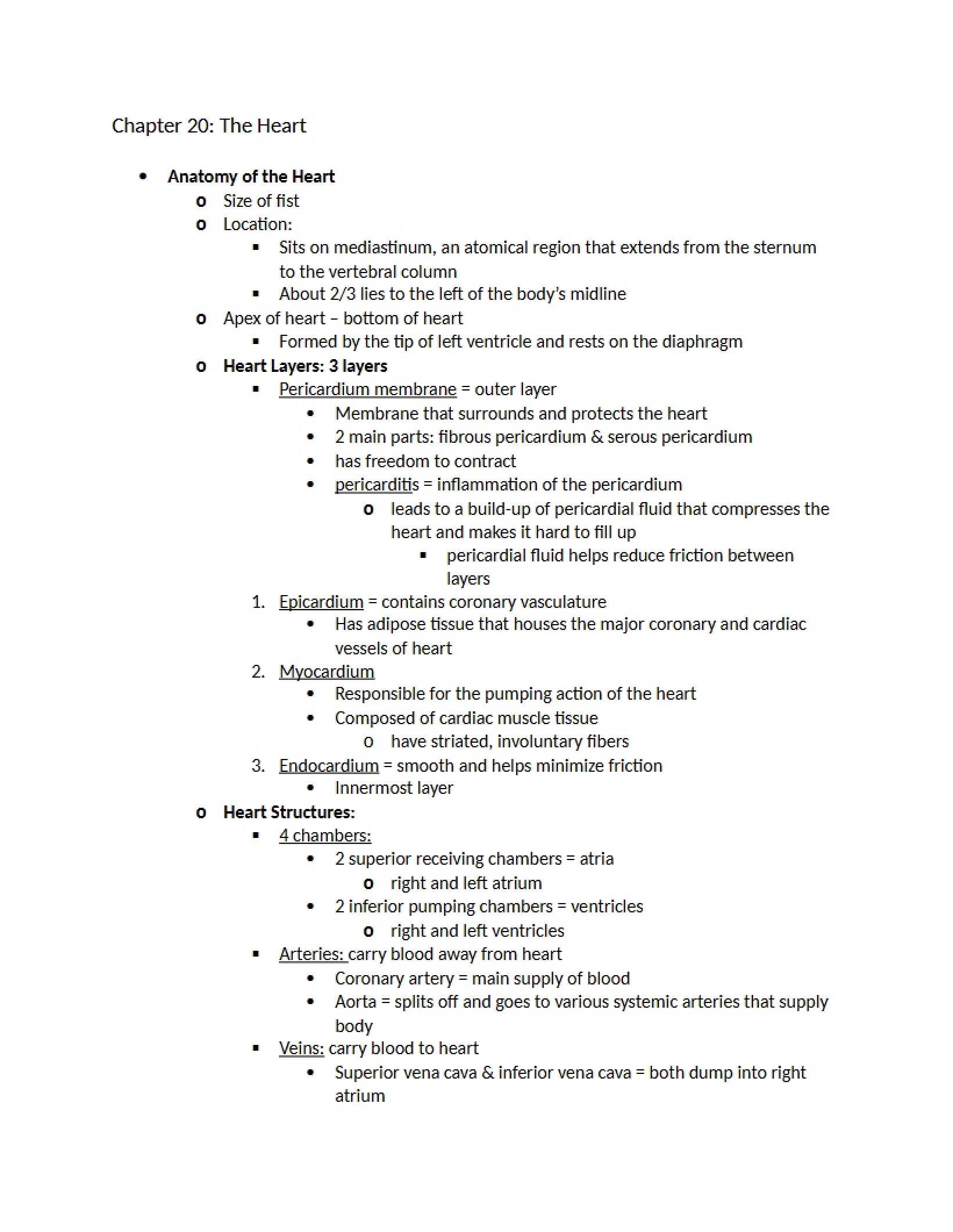 Fifth Exam Study Materials