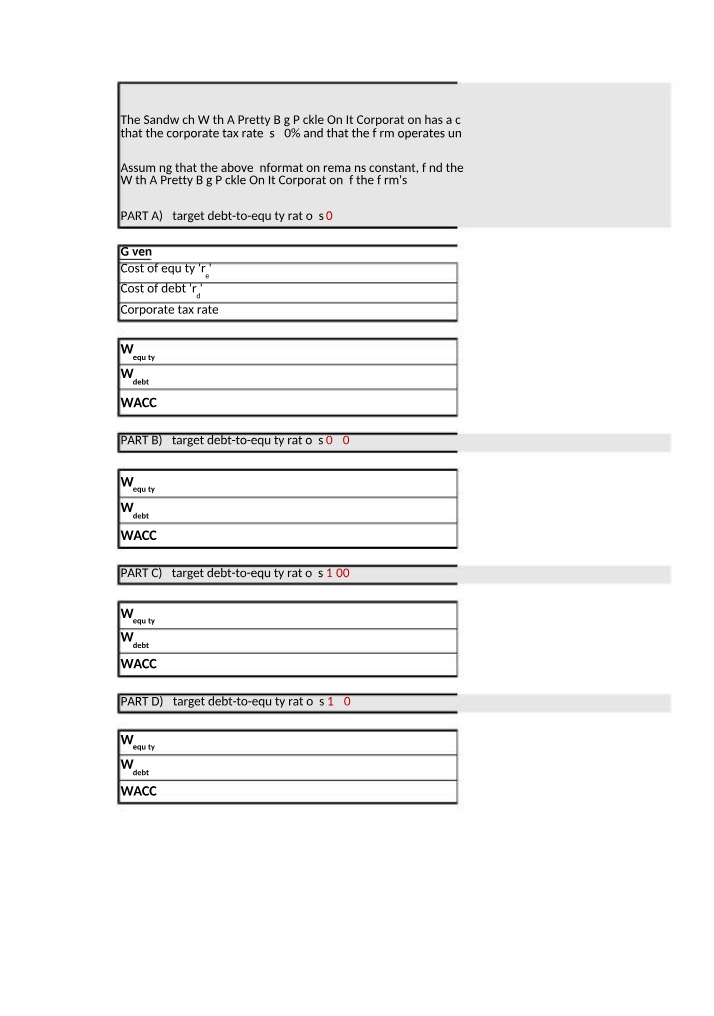 Cost of Capital - Week 08 Student Workbook by Mishal Manzoor