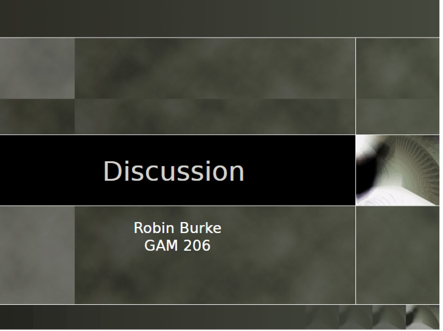 Class Discussion