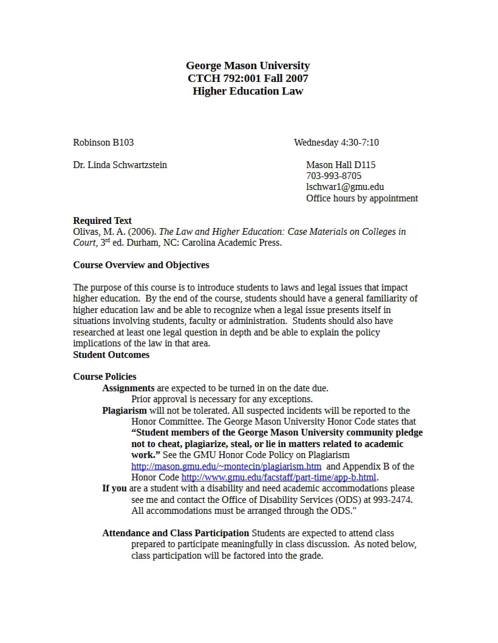 Dissertation Writing Special Topics Syllabus