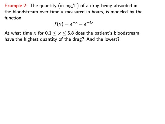 Calculus Notes - Extreme Values and Graph Sketching