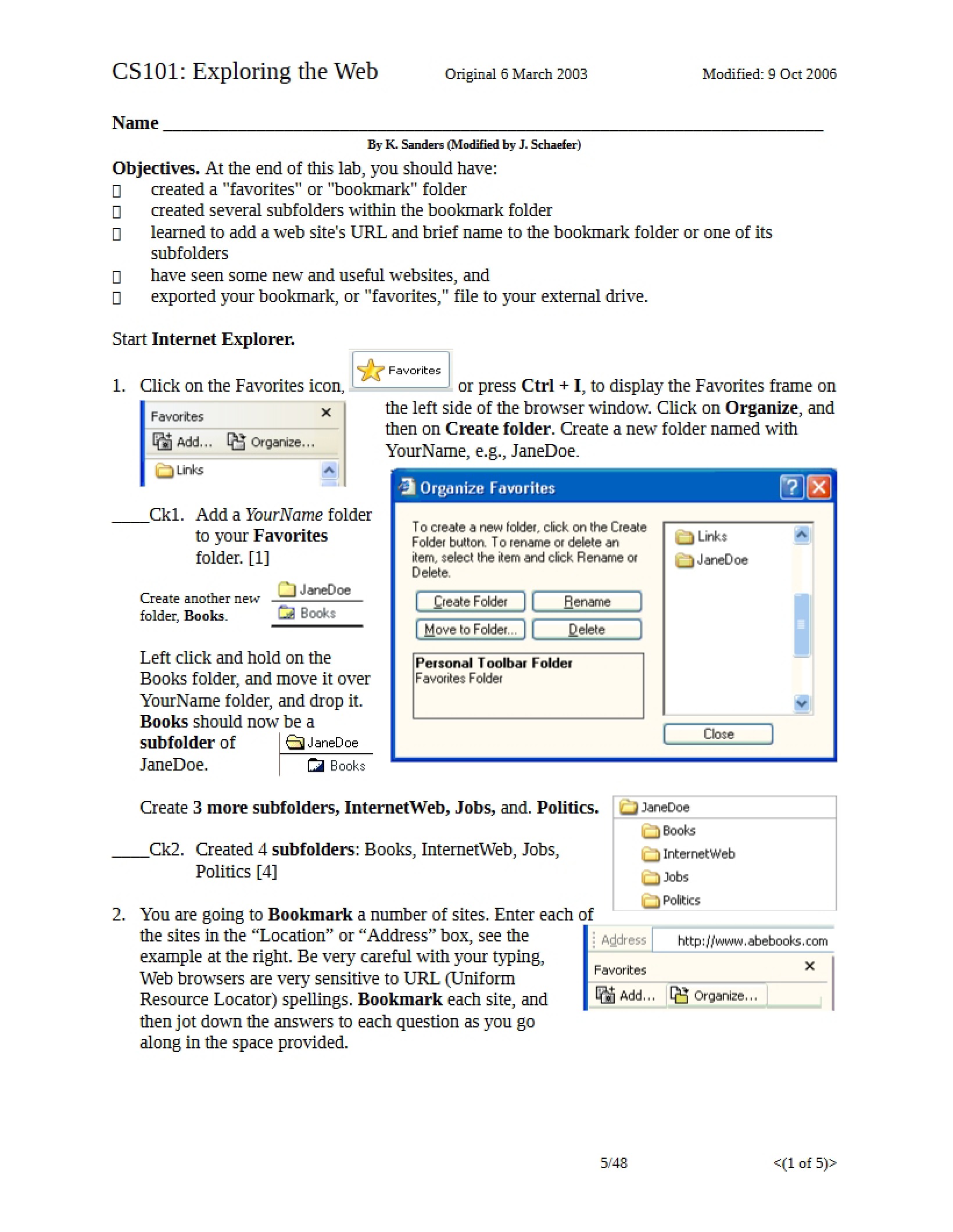 Web Exploration