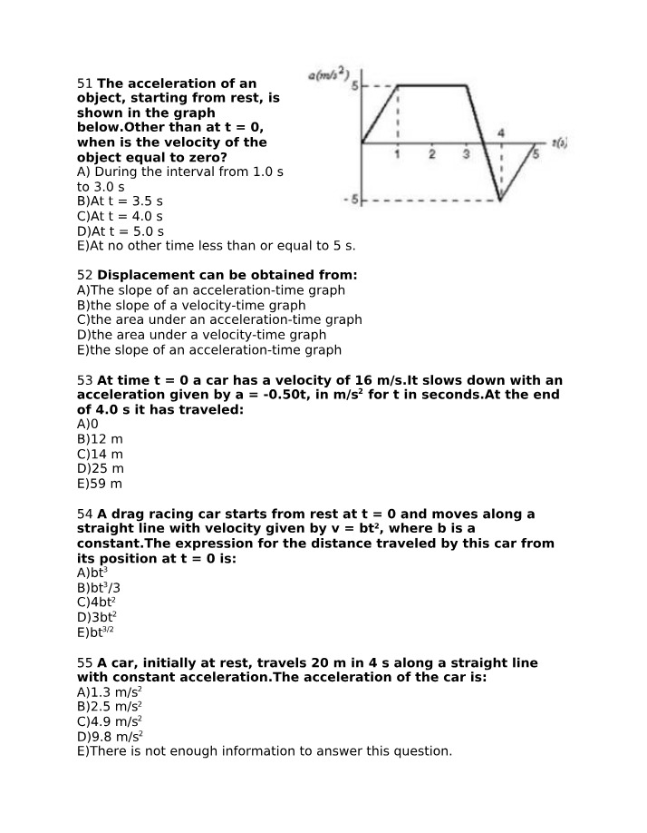 When Velocity of an Object Equals Zero