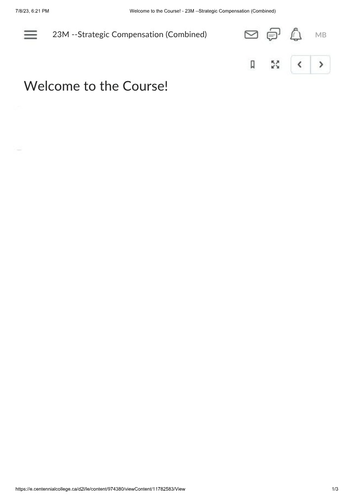 Welcome to HRPD 705 - Strategic Compensation