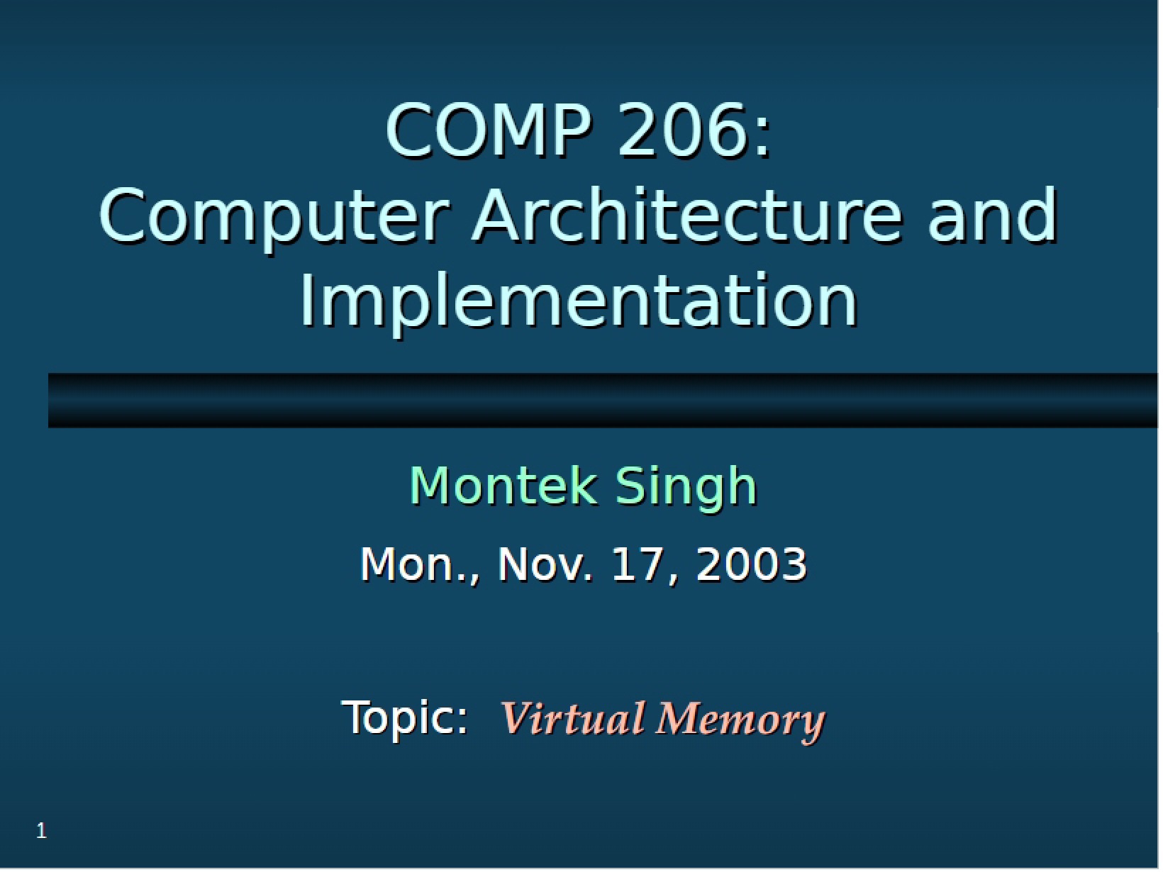 Memory Virtualization