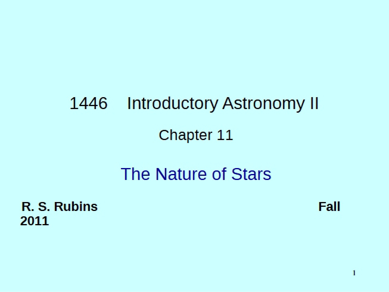 Stellar Nature and Properties