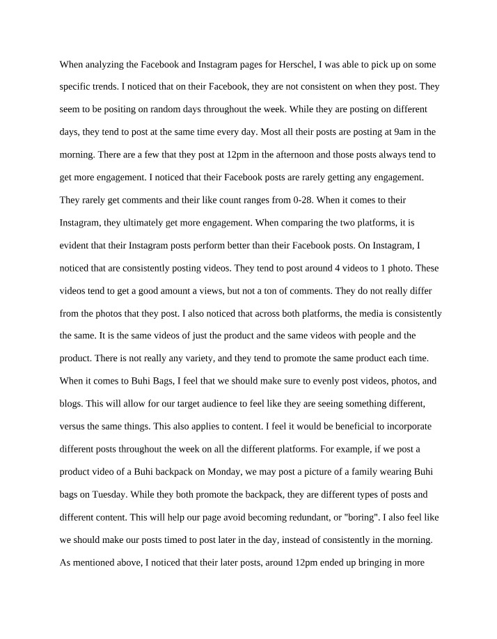 Write Up for Brand Analysis