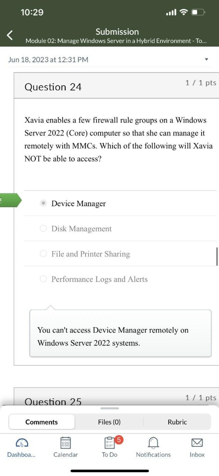 Windows Server 2022 Remote Management and Firewall Rules Questions