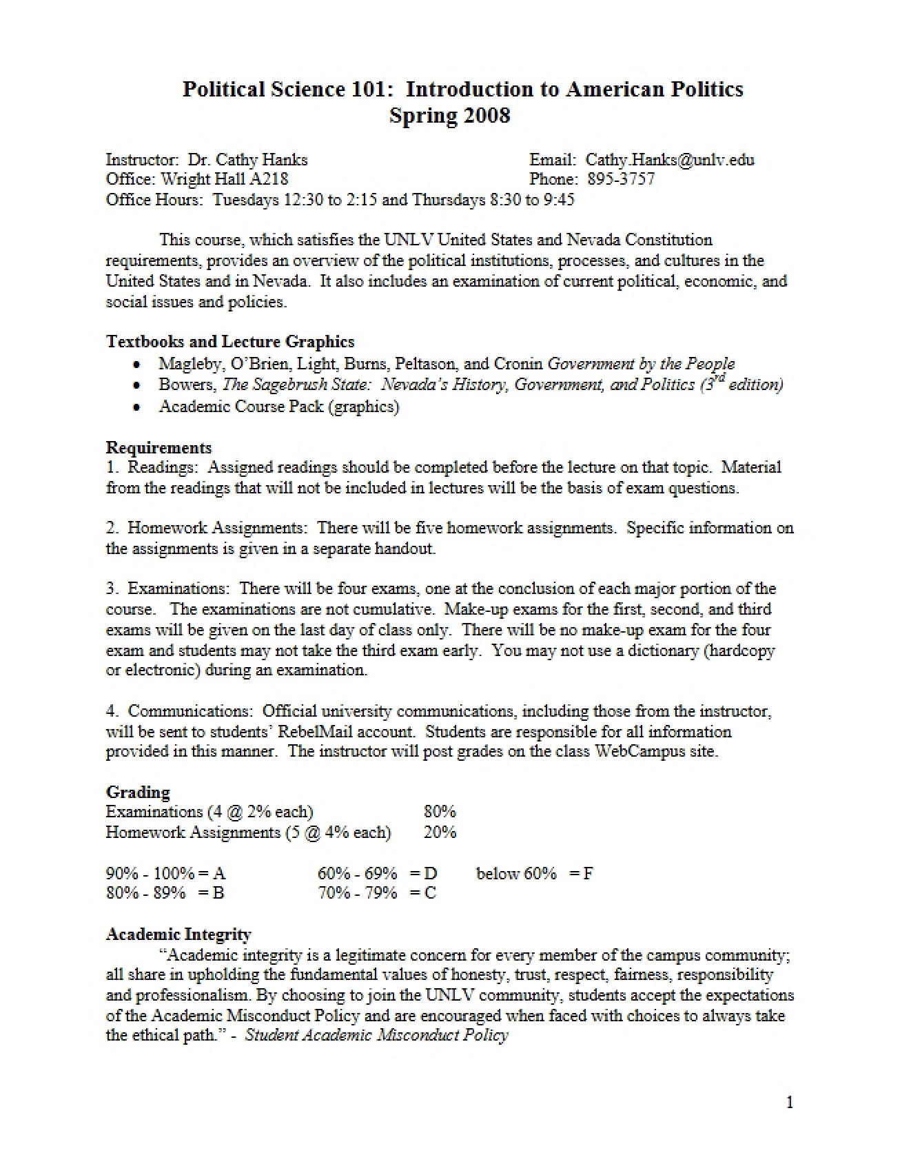 Sections 8 and 11 American Politics Intro