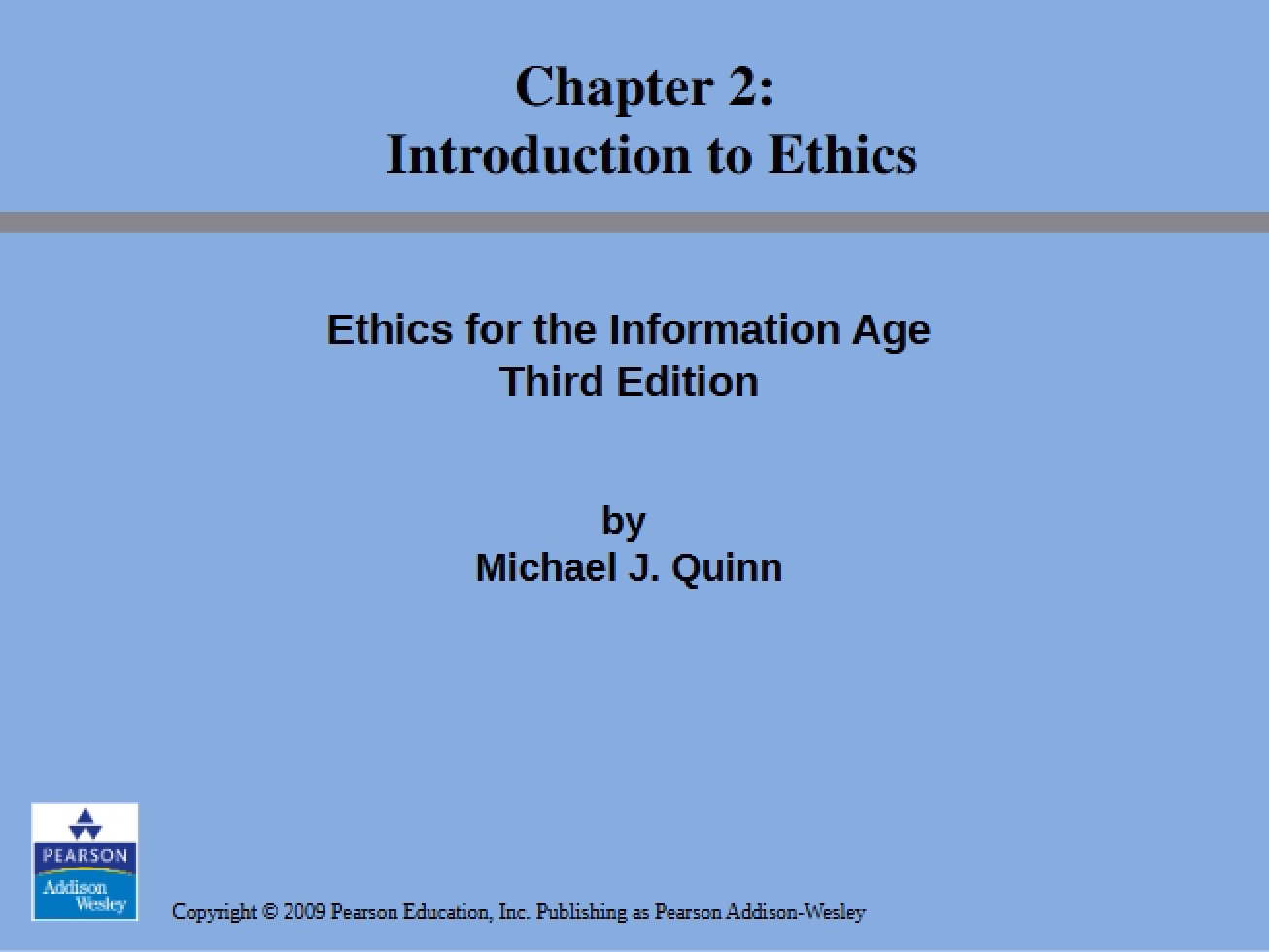 Ethics Introduction