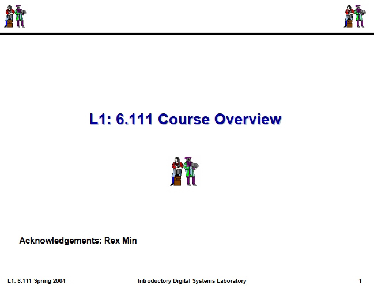 Course Overview Materials