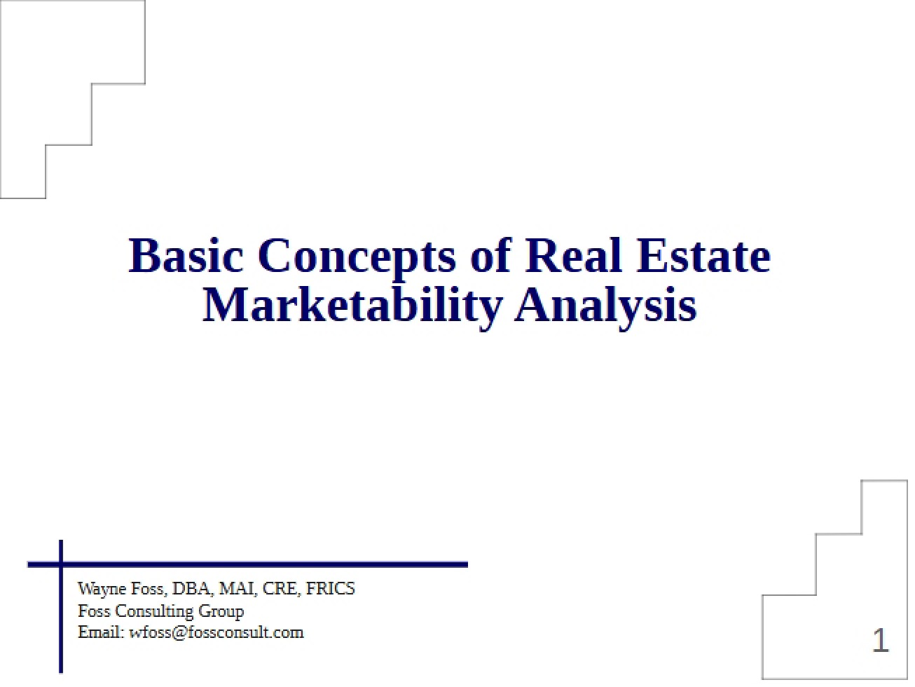 Marketability Analysis in Real Estate