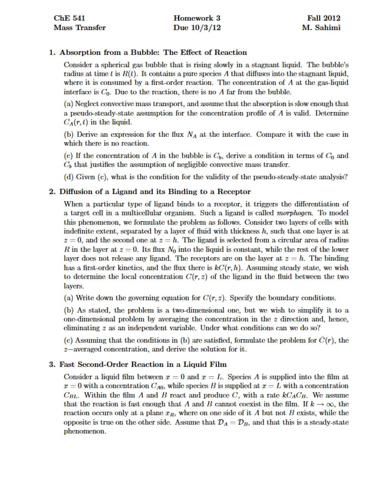 Homework Assignment Three