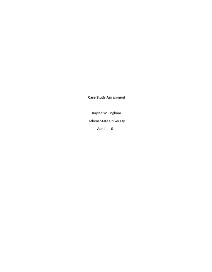 Academic Success for ELL Students - Case Study
