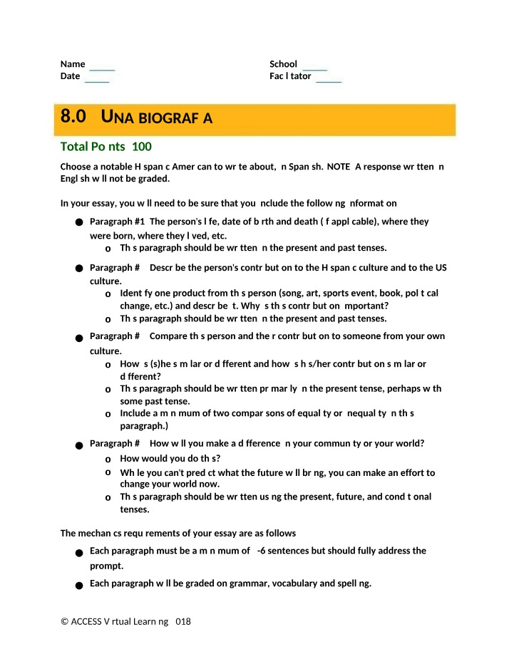 Tarea 8.05 - Una Biografía