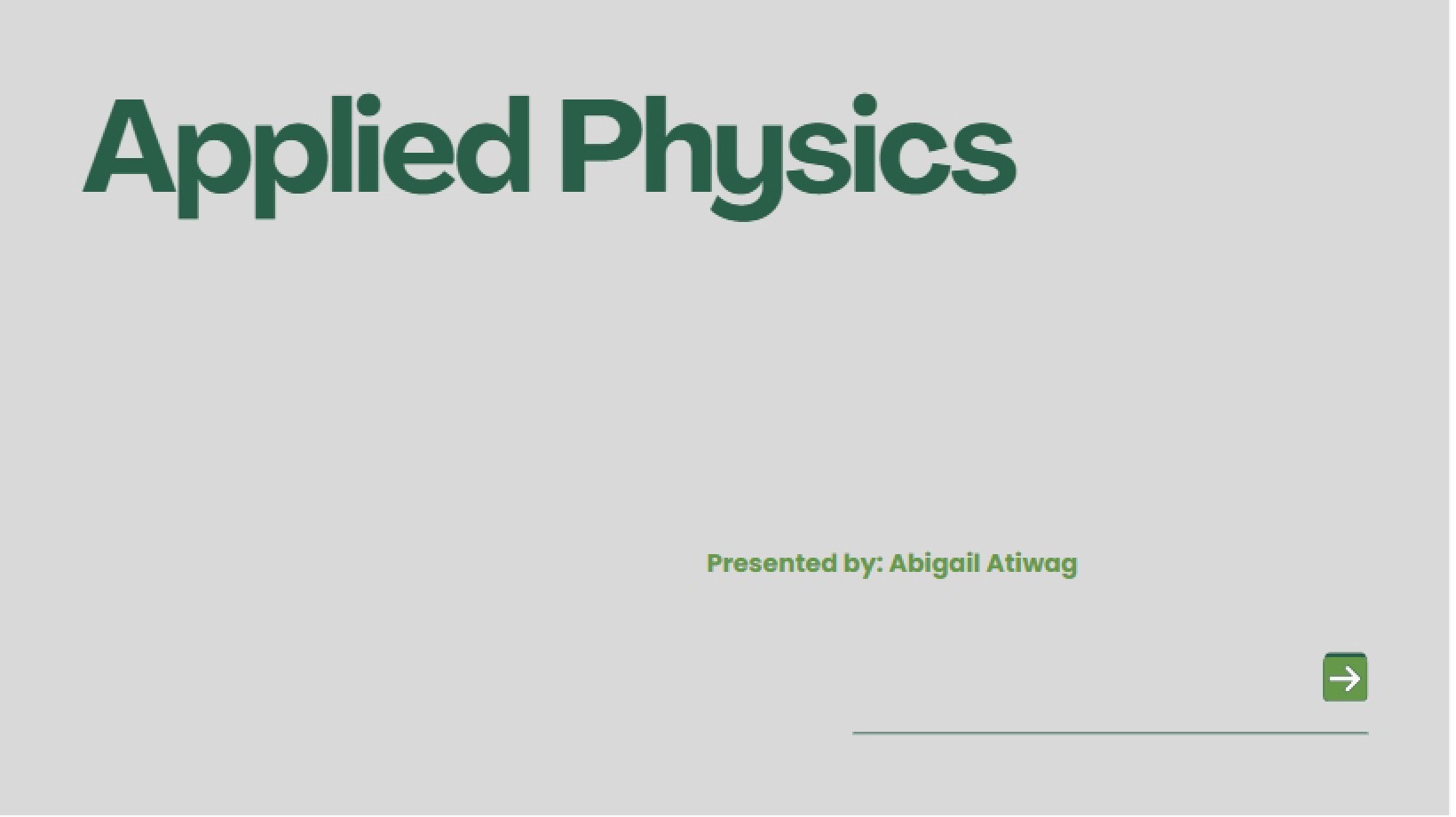 Applied Physics Innovation