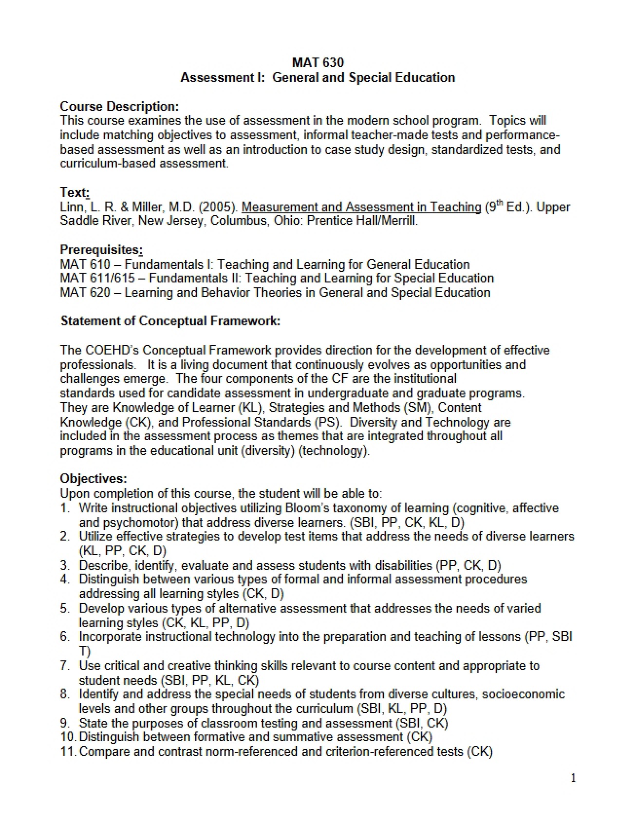 Introduction to General and Special Education