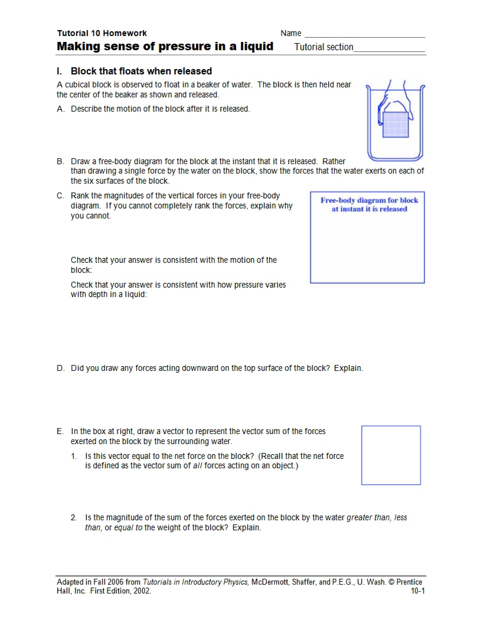 Homework for Tutorial 10