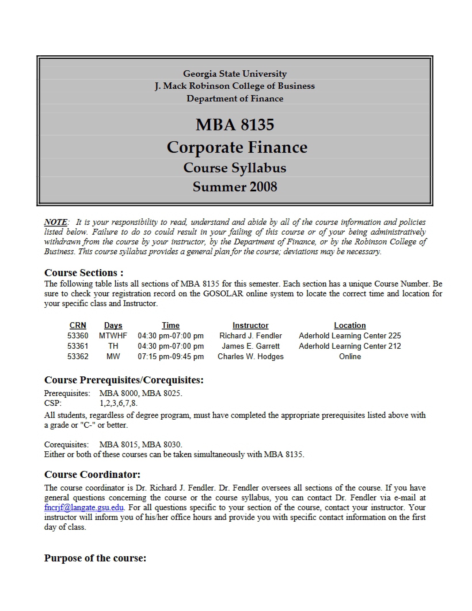 Summer 08 Syllabus for 8135