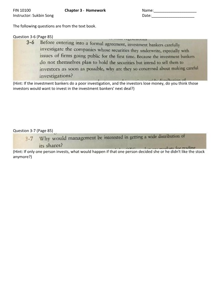 Investment Banking Fees and Stock Issuance