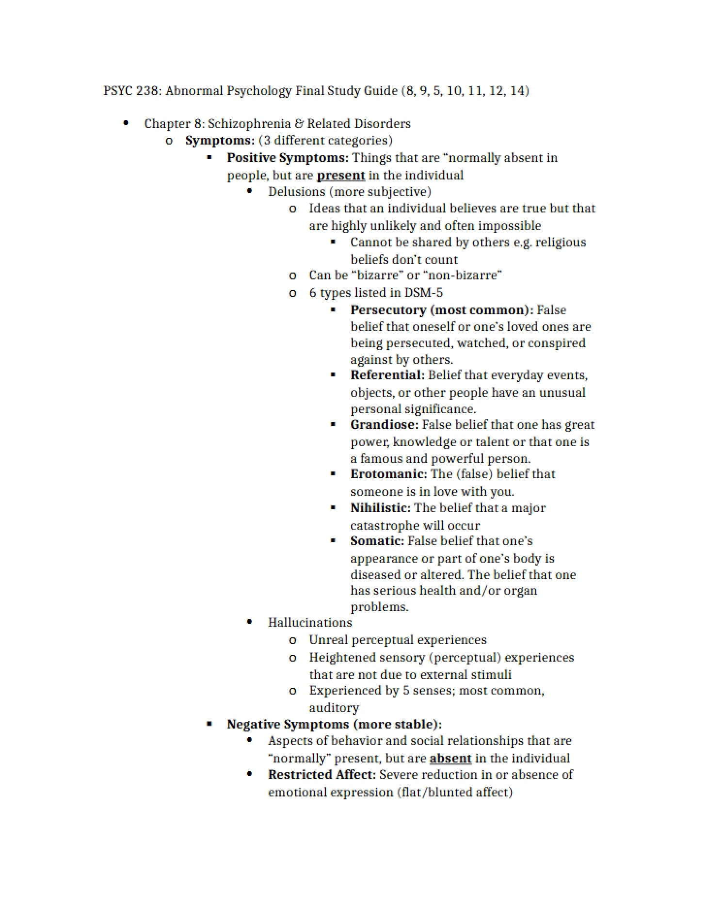 Guide for Final