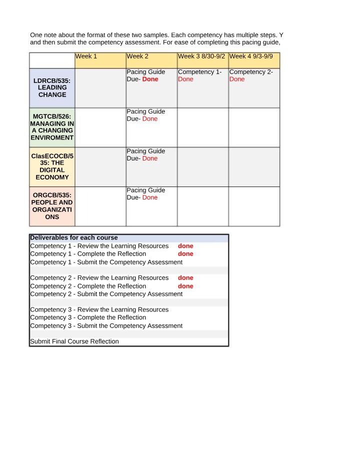 MGMT3110 - CBE Pacing Guide V2