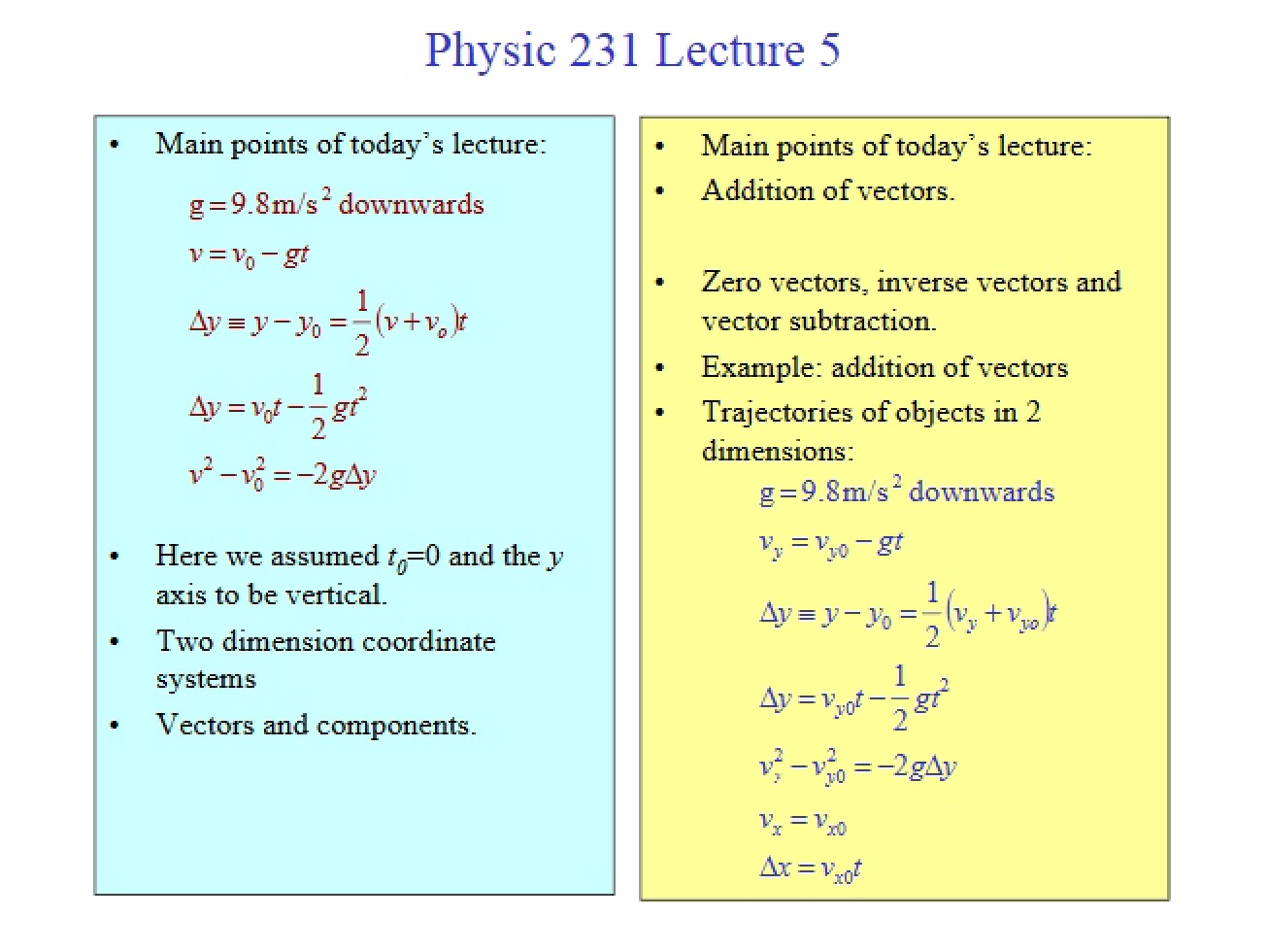 Lecture Five - 10 Pages
