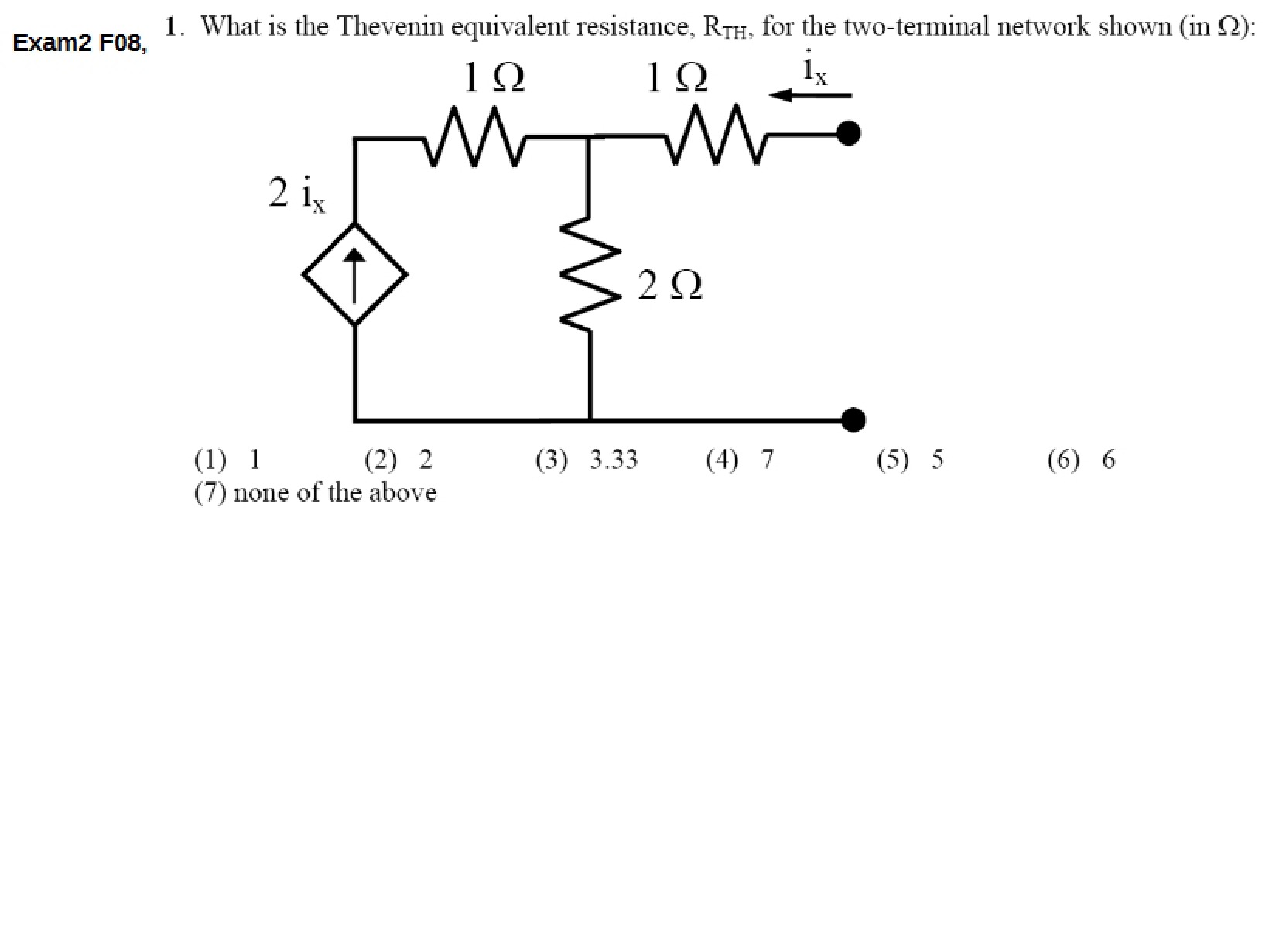 Answers for Spring 2004 Exam 2