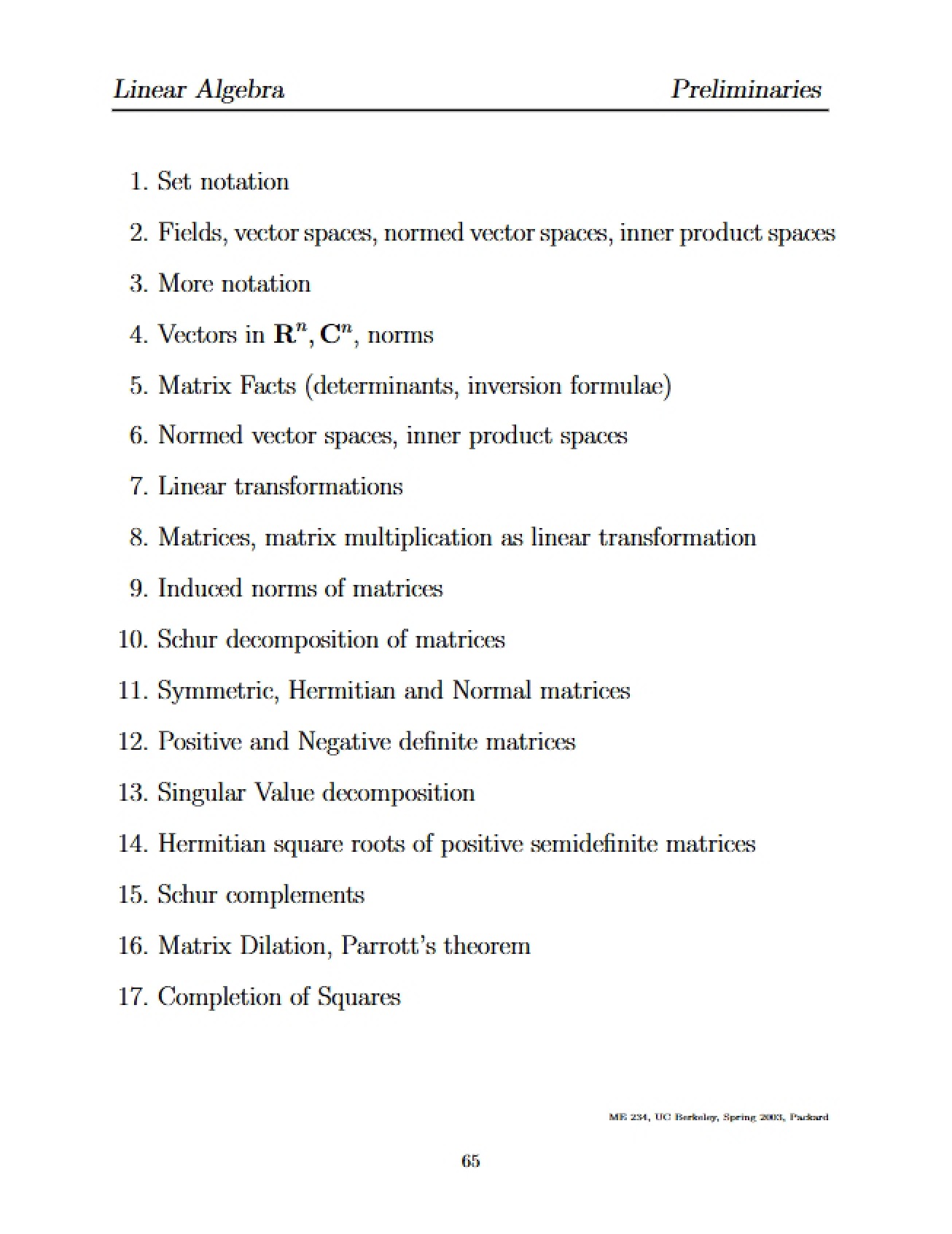 Algebra of Linear Systems