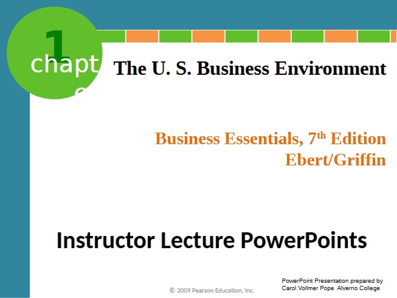 Overview of the U.S. Business Environment