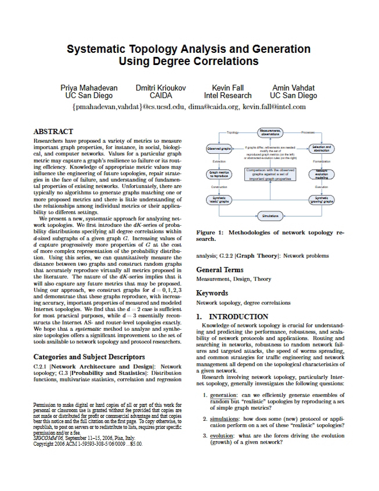 Degree Correlations for Topology Analysis