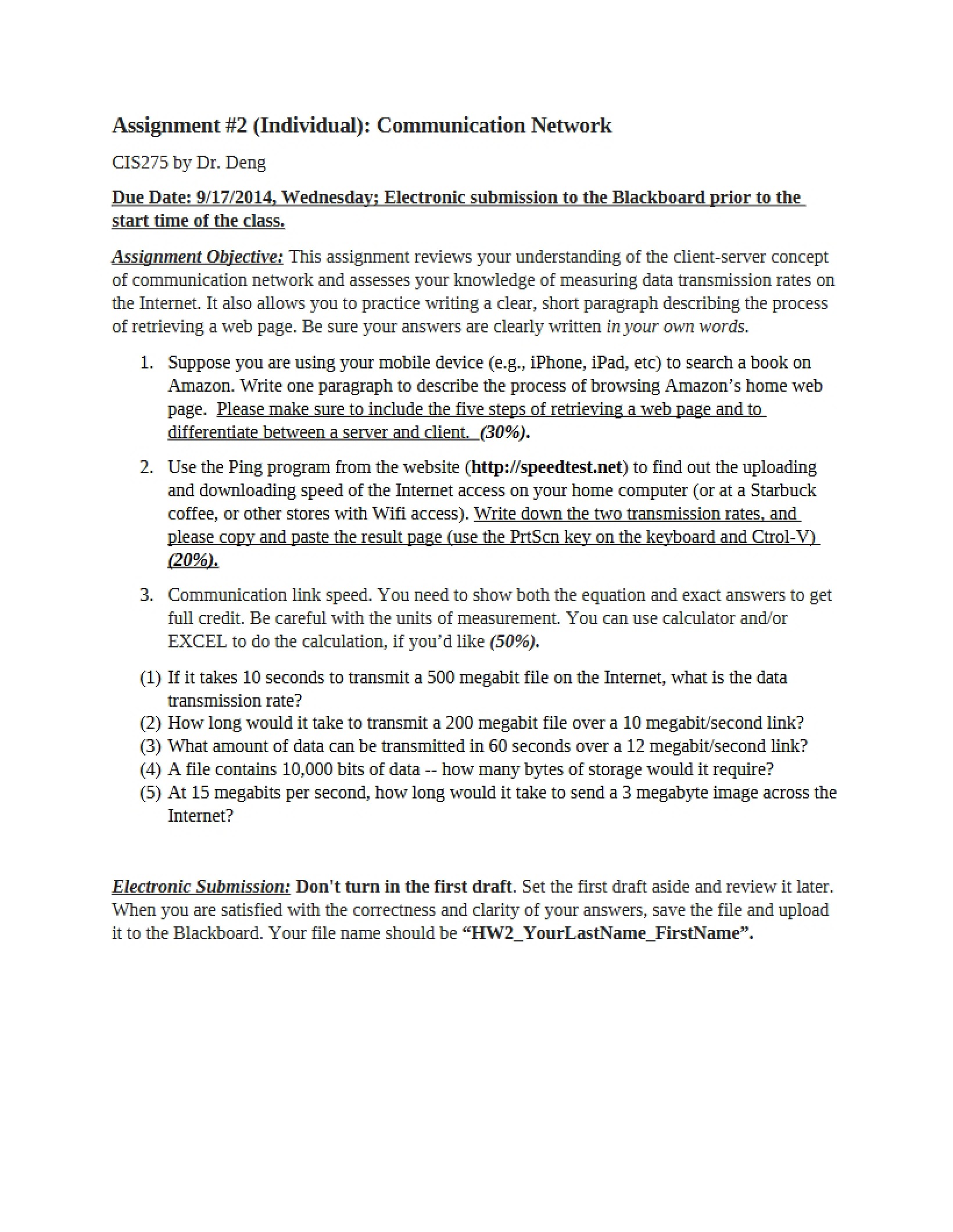 Second Assignment for Nature of Mathematics
